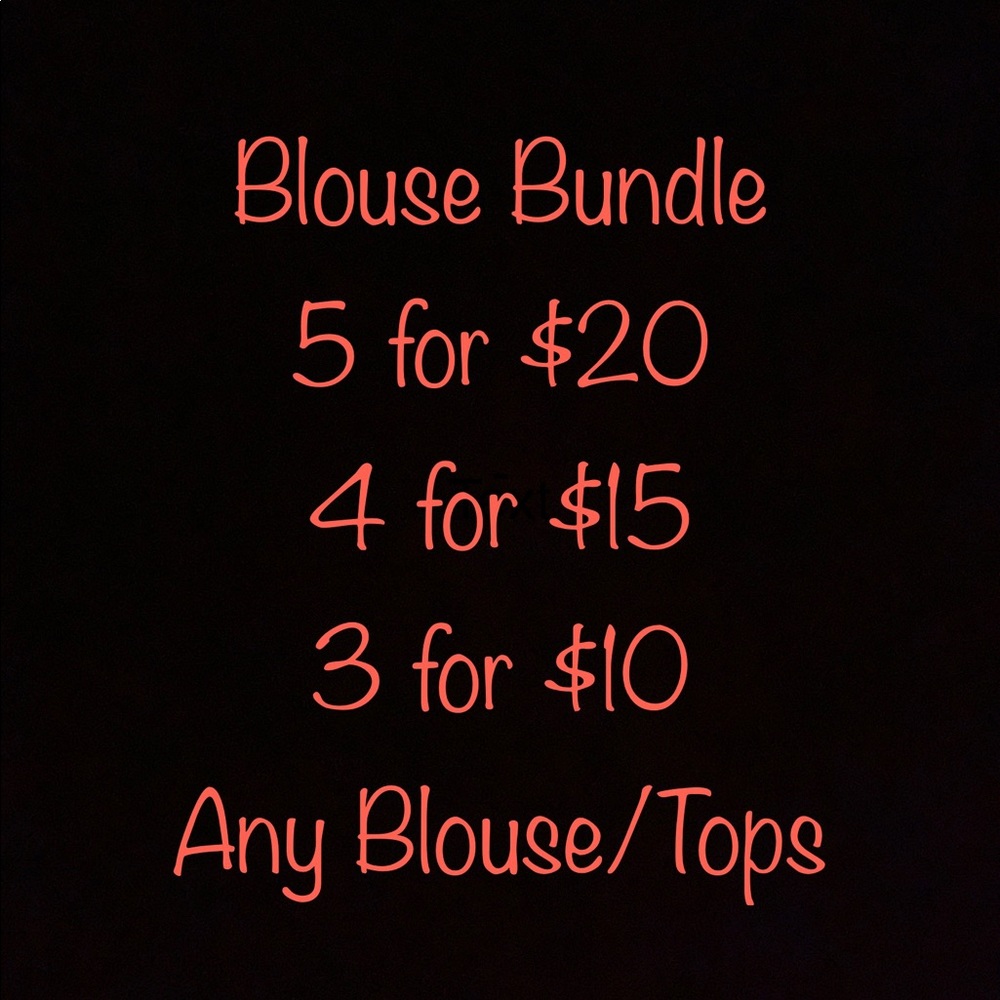 Blouse/Too bundle